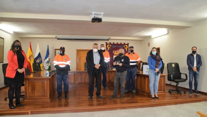 El Ayuntamiento de La Frontera agradece la labor de la Asociación de Voluntarios de Protección Civil Valle del Golfo